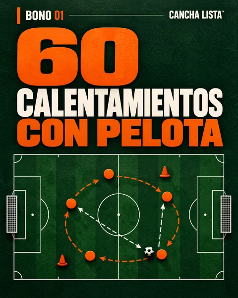 Portada del bono 60 calentamientos con pelota
